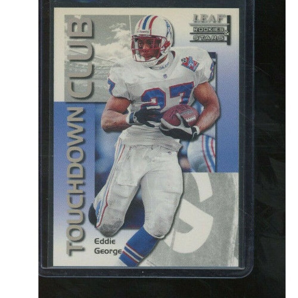 1998 Leaf Rookies and Stars Touchdown Club Eddie George #4048/5000